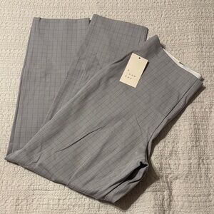 A New Day Womens gray  Stretch High-Rise Side Zip Skinny Ankle Pants 8 R